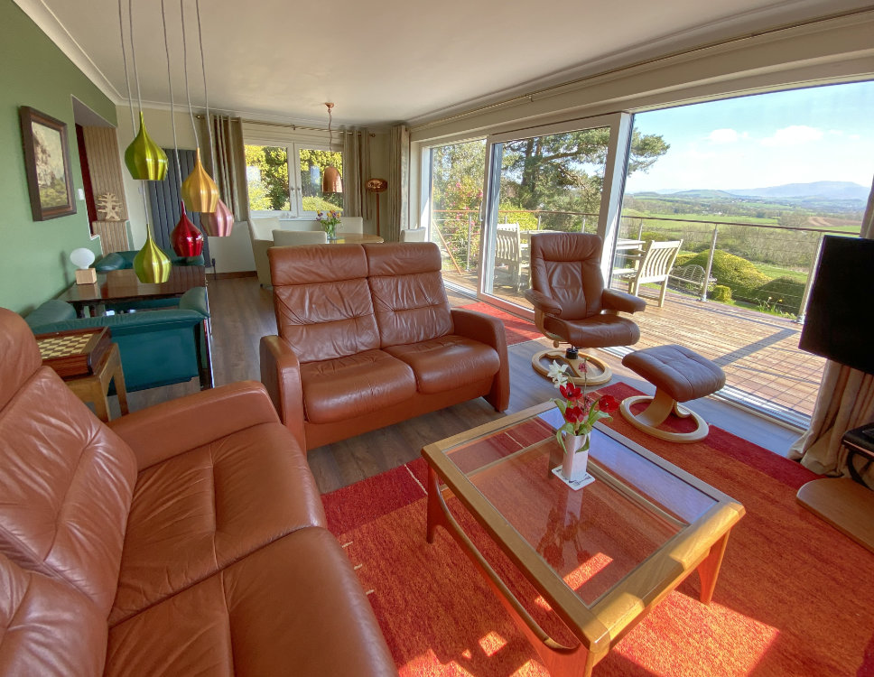 Cosy seating area with magnificent view